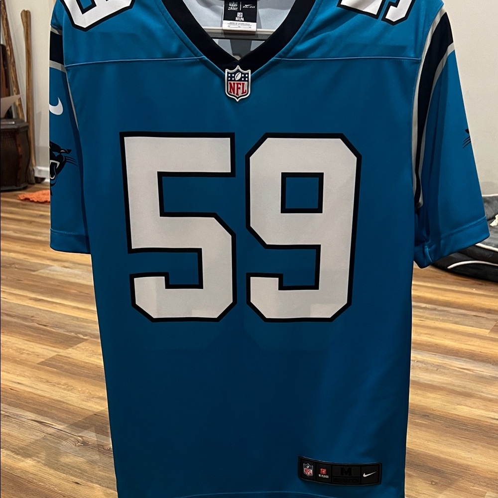 Nike Teal NFL Jersey with Number 59
